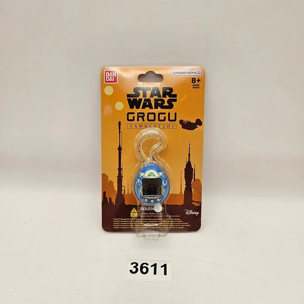 STAR WARS GROGU TAMAGOTCHI VIRTUAL PET BLUE DEVICE BANDAI NAMCO DISNEY MANDALOR